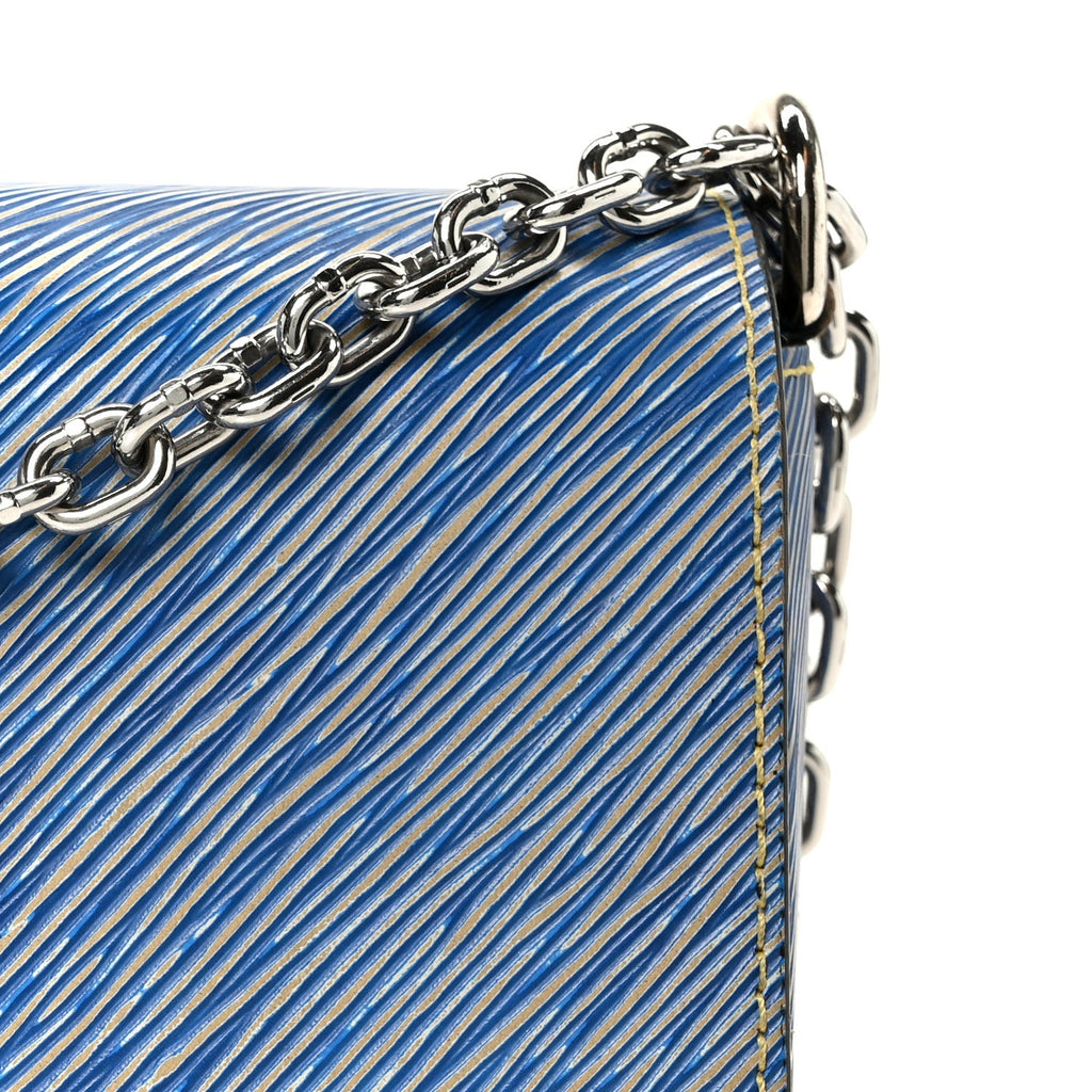 Epi Twist Shoulder Bag MM Denim Light