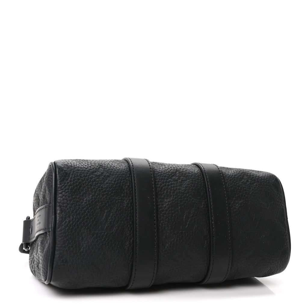Monogram Taurillon Keepall Bandouliere 25 Black