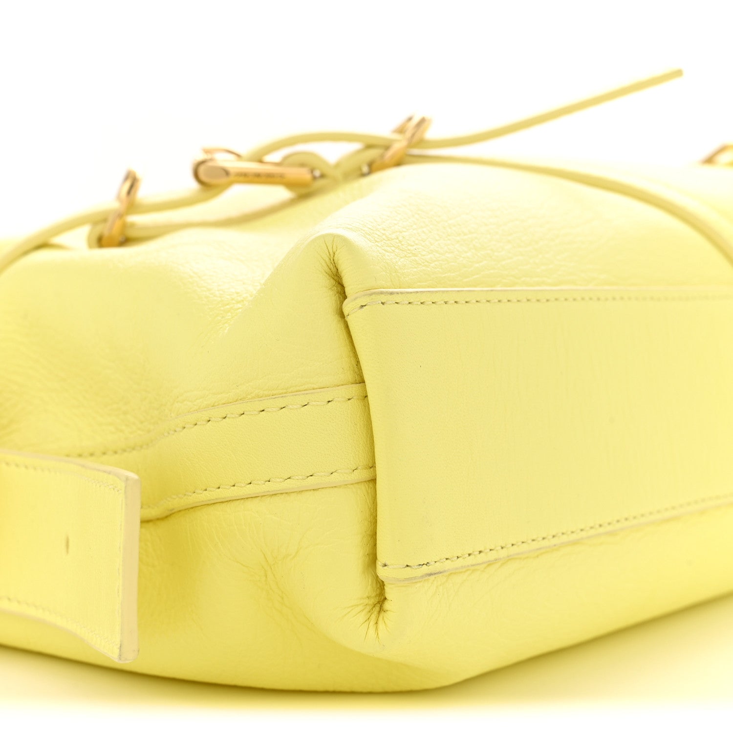 Calfskin Medium Voyou Bag Soft Yellow