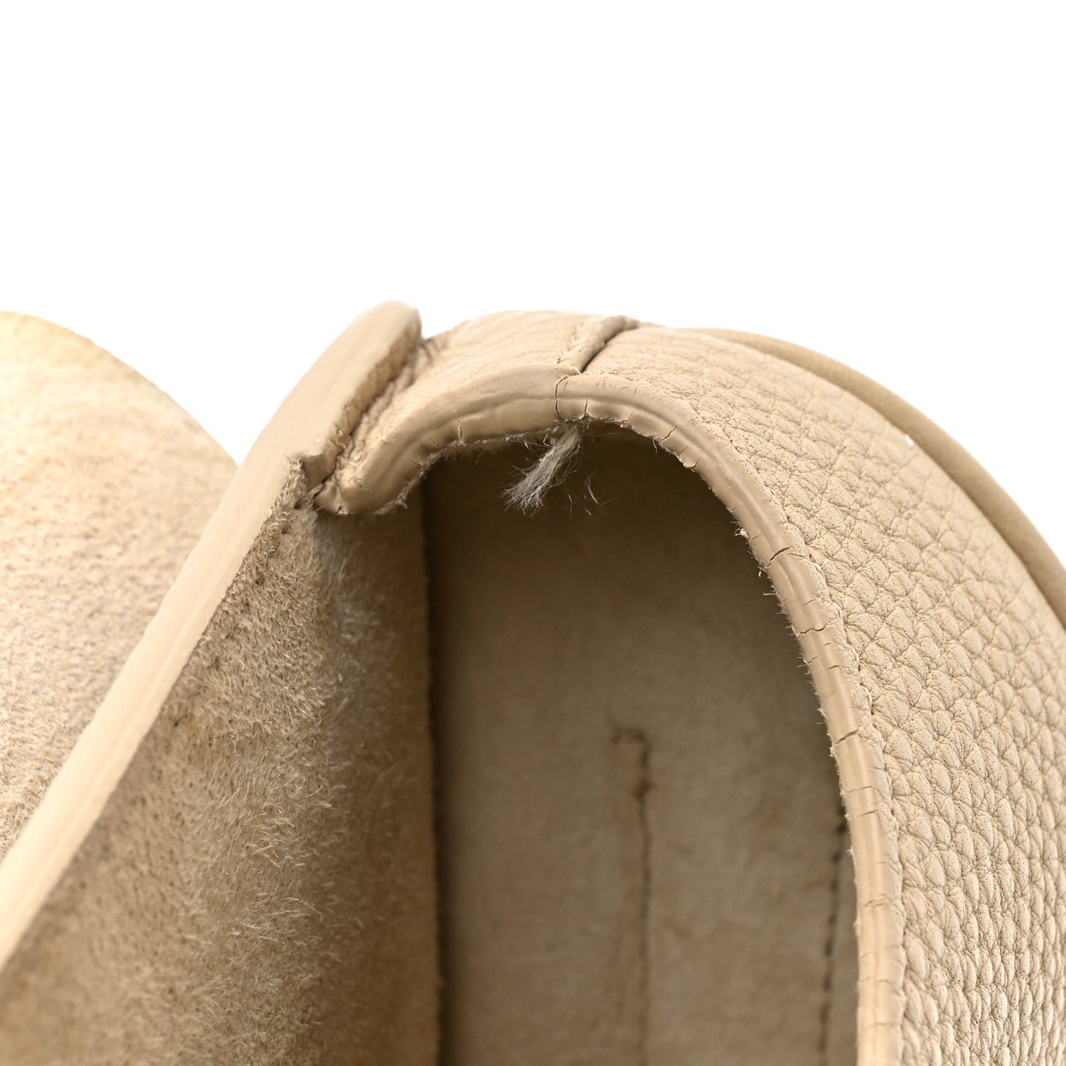 Grained Calfskin Medium Bobby Flap Beige