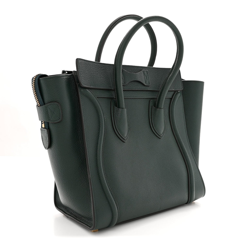 Drummed Calfskin Micro Luggage Amazone