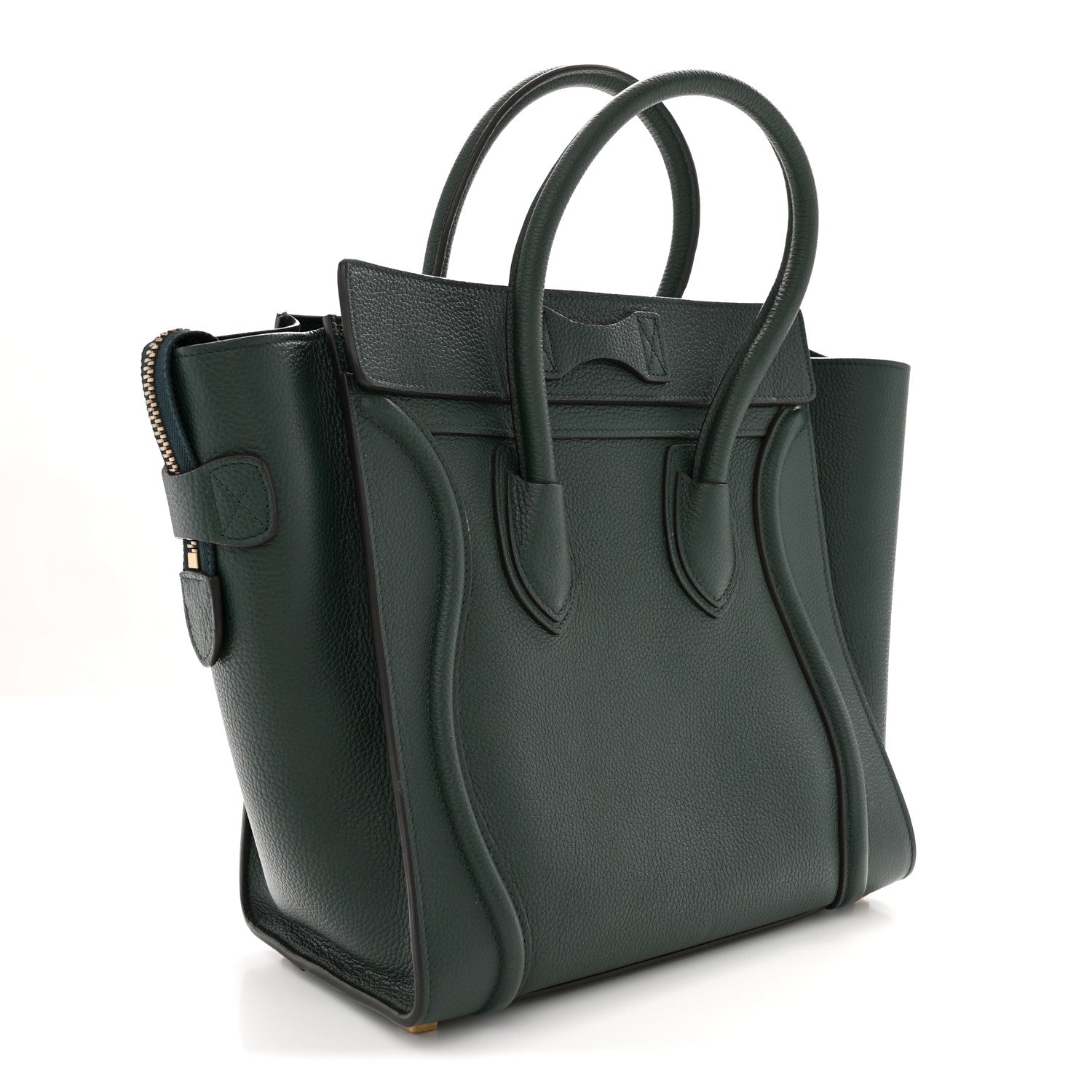 Drummed Calfskin Micro Luggage Amazone