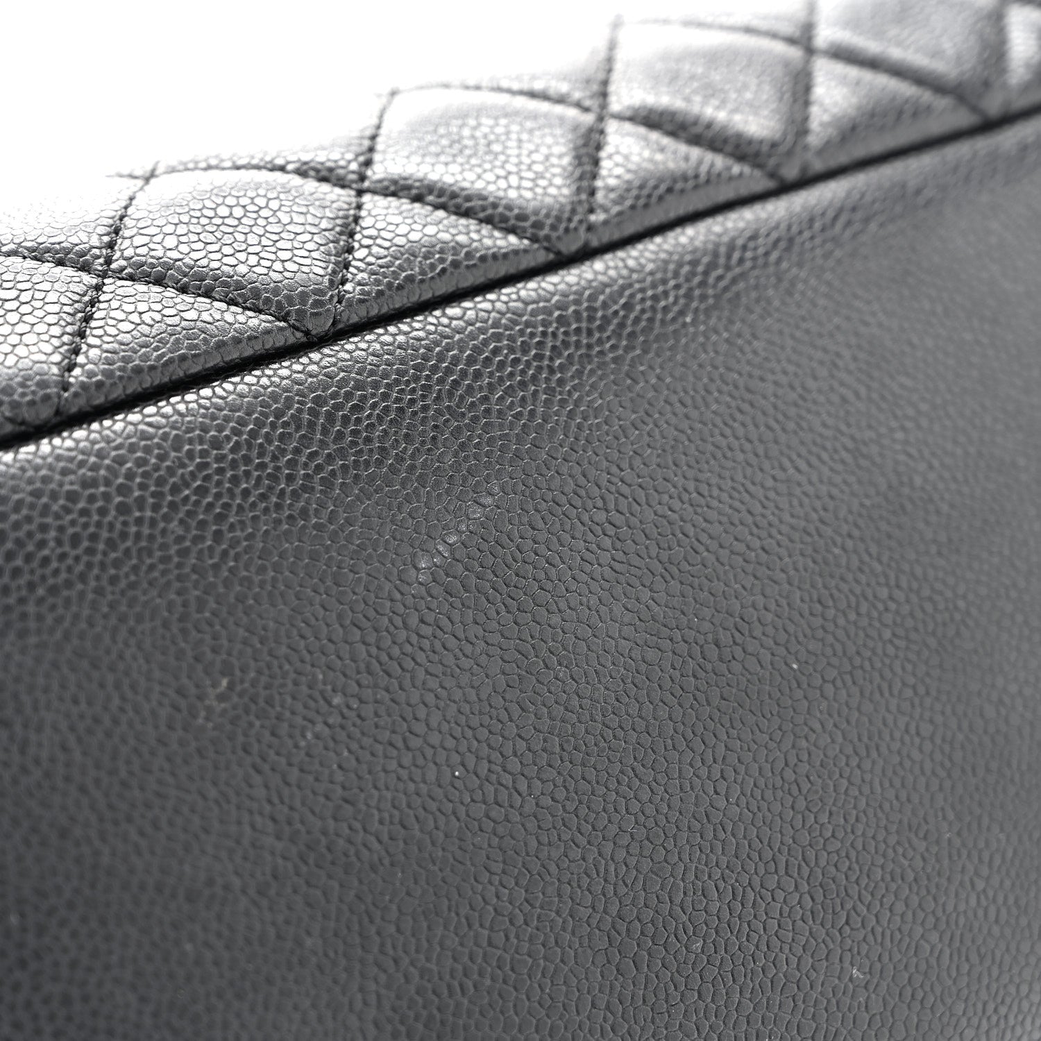 Caviar Quilted XL Grand Shopping Tote GST Black