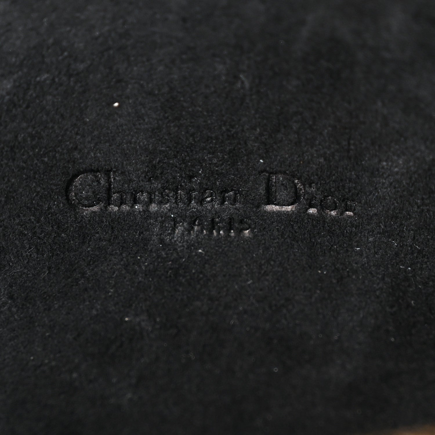 Grained Calfskin Caro Double Pouch Black
