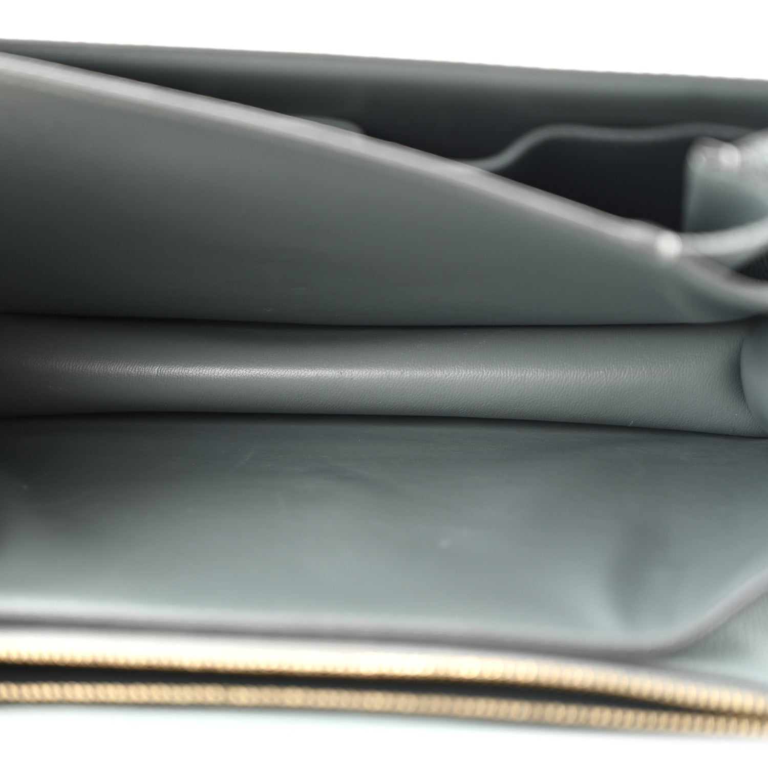 Liege Calfskin Medium Classic Box Flap Bag Storm