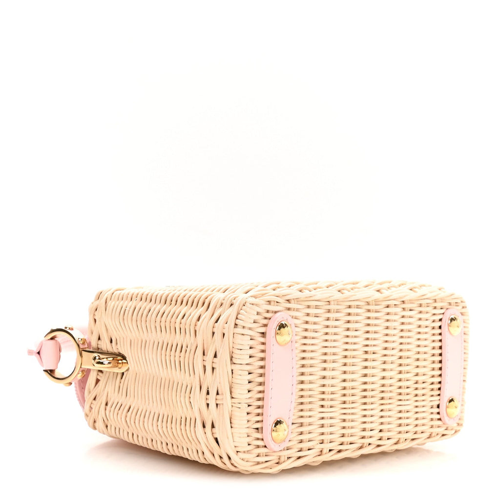 Rattan Denim Capucines Mini Washed Pink