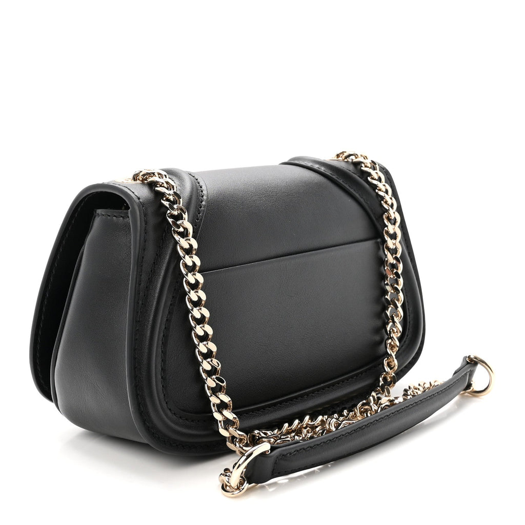 Calfskin Blondie Small Shoulder Bag Black