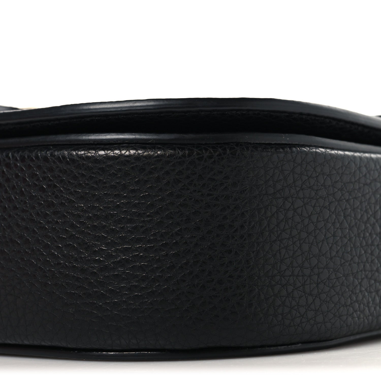 Calfskin Double Gancini Crossbody Black