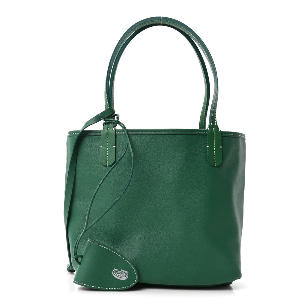 Goyardine Reversible Mini Anjou Green