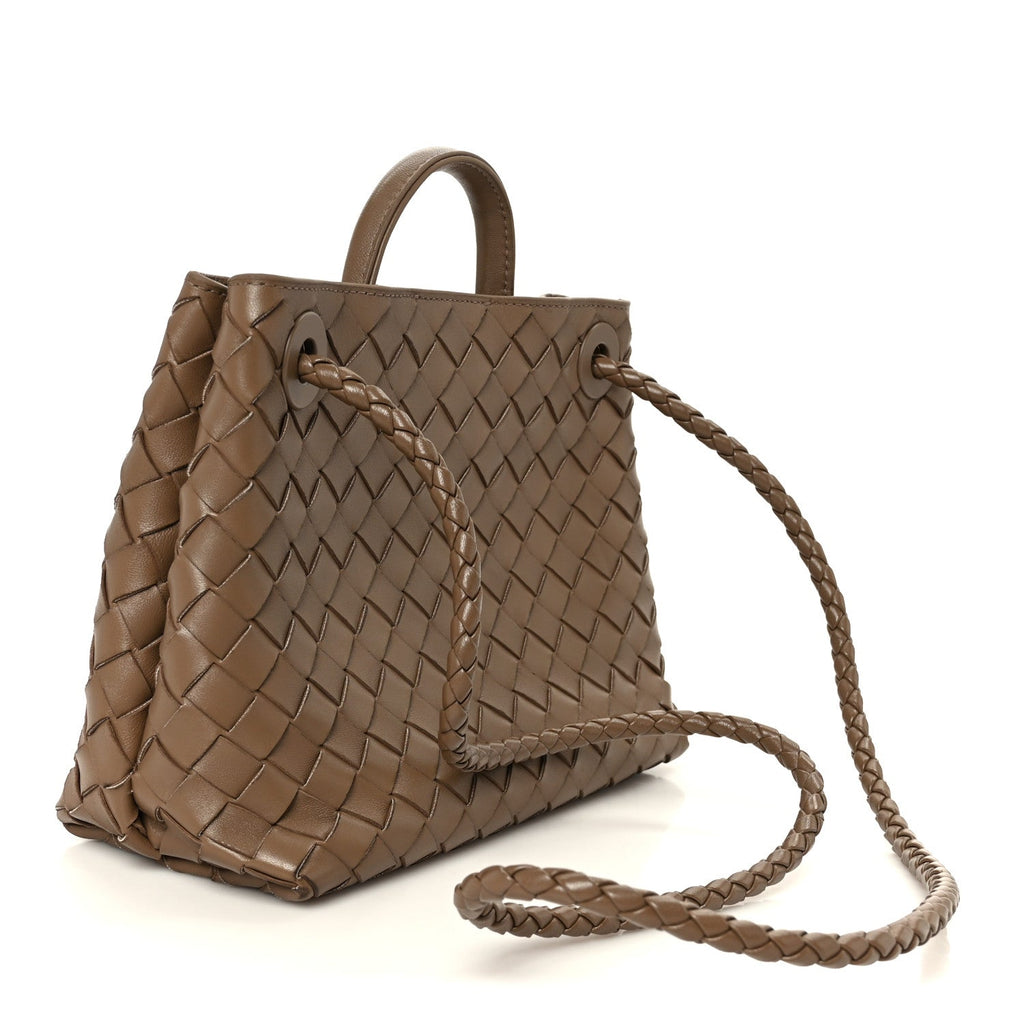 Nappa Intrecciato Small Andiamo Shoulder Bag Pinecone
