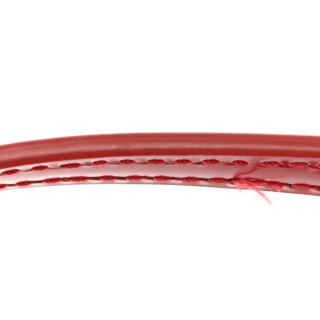 Glazed Calfskin Le Bambino Long Red