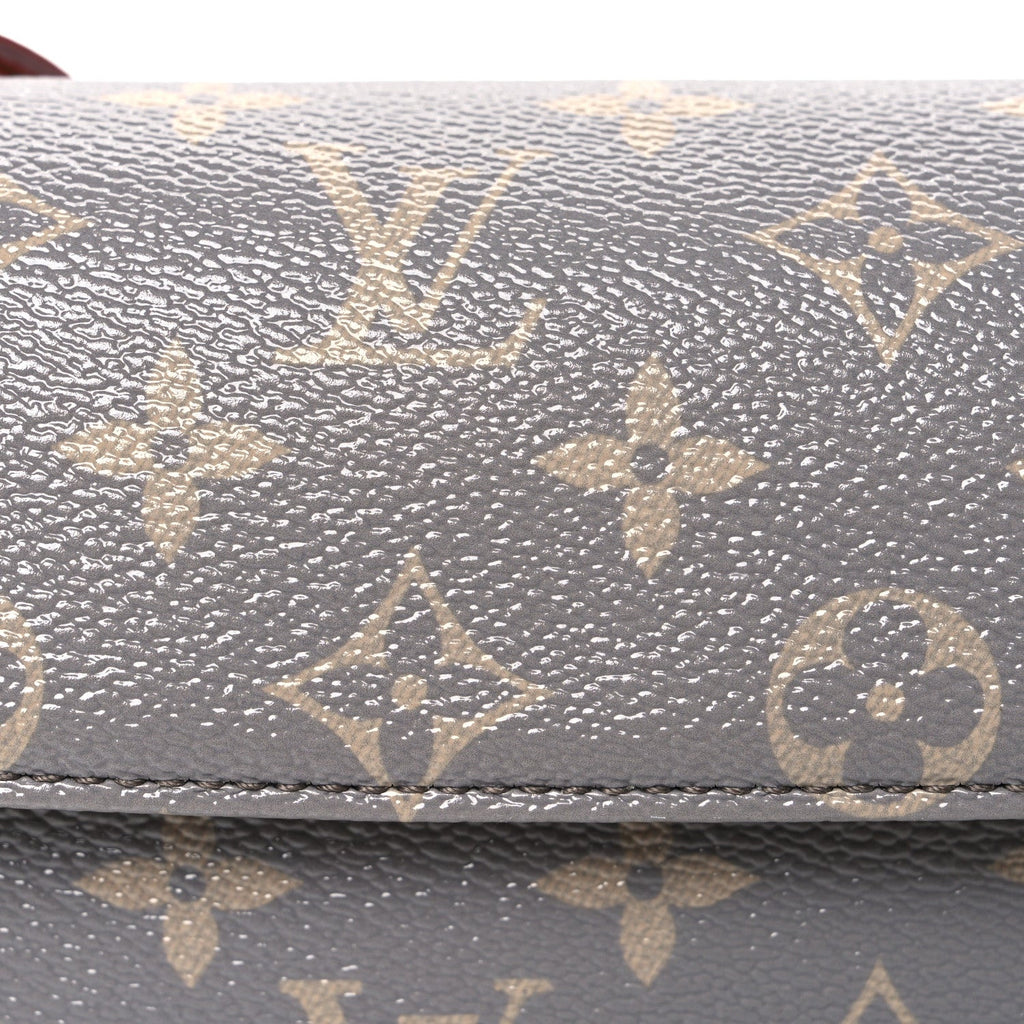 Monogram Ivy Wallet On Chain Trianon Gray
