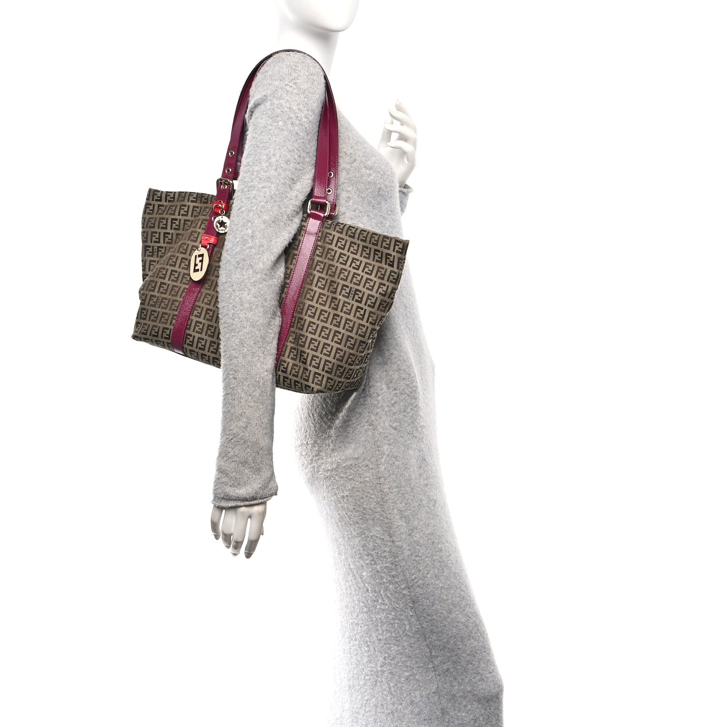 Zucchino Charm Large Shopper Tote Tobacco Amarena