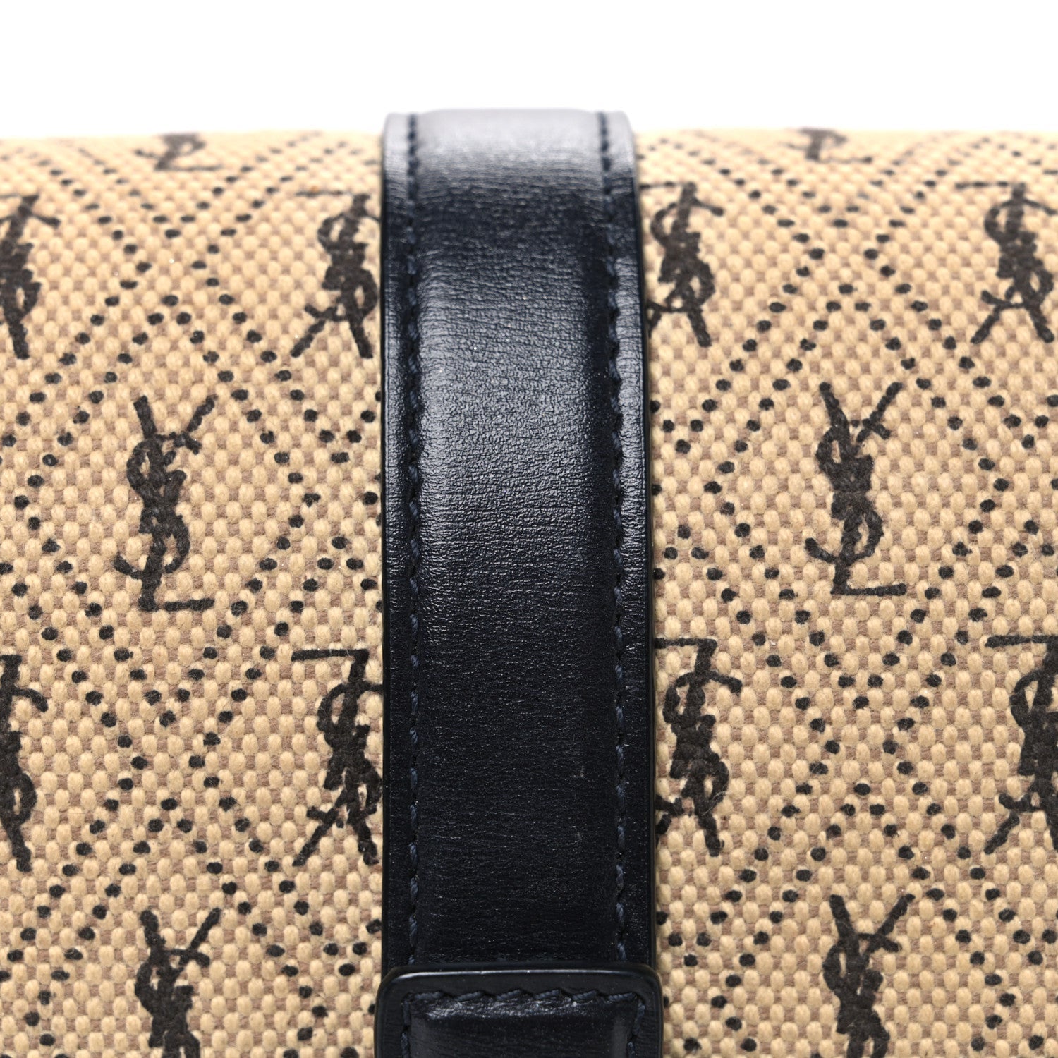 Canvas Small Le Monogramme Satchel Beige Black