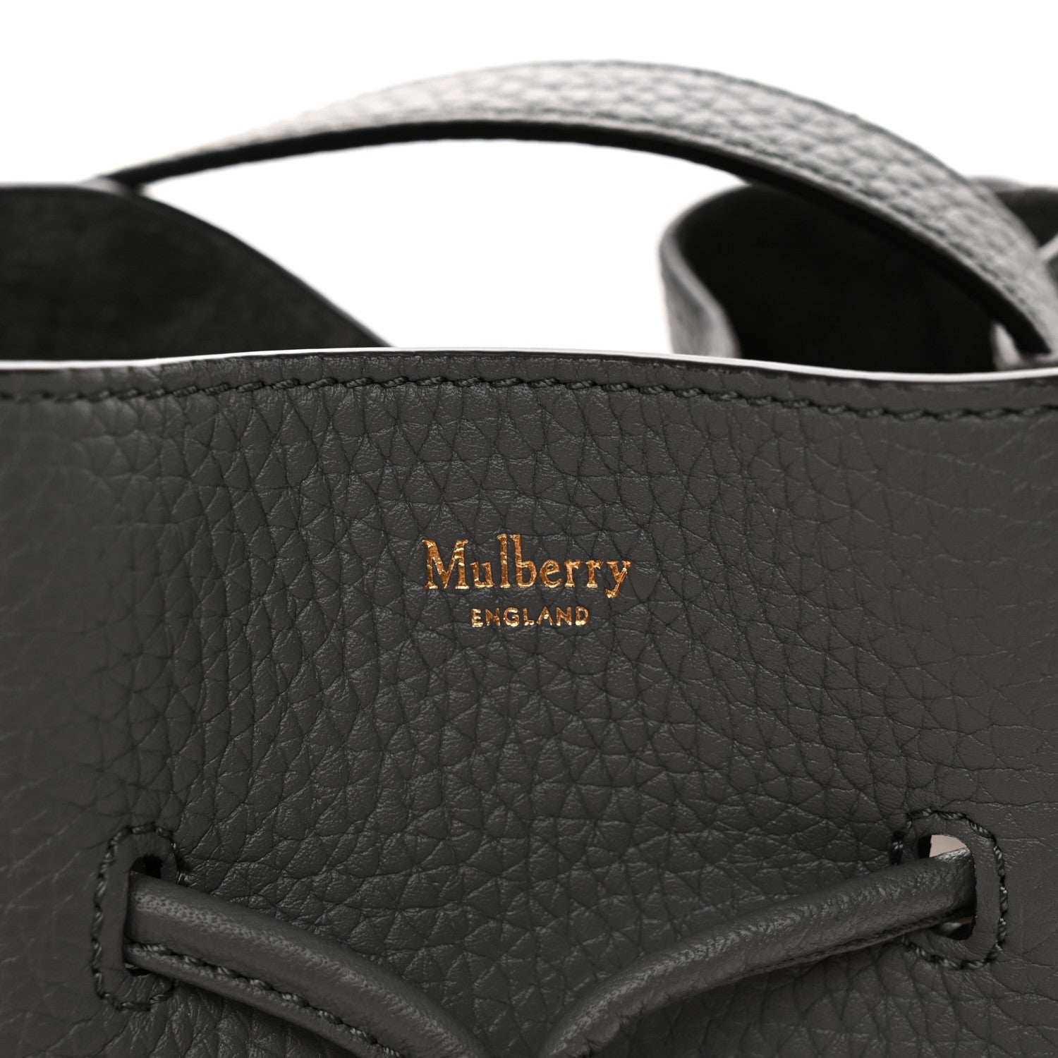 Heavy Grain Calfskin Mini Millie Charcoal
