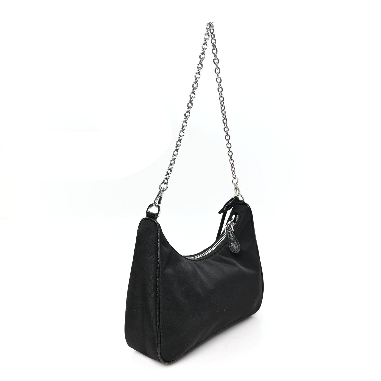 Tessuto Nylon Mini Re-Edition 2000 Shoulder Bag Black