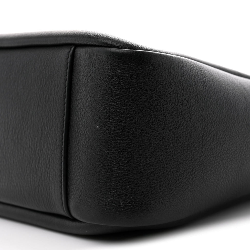 Smooth Calfskin Small Le 5 A 7 Soft Hobo  Black