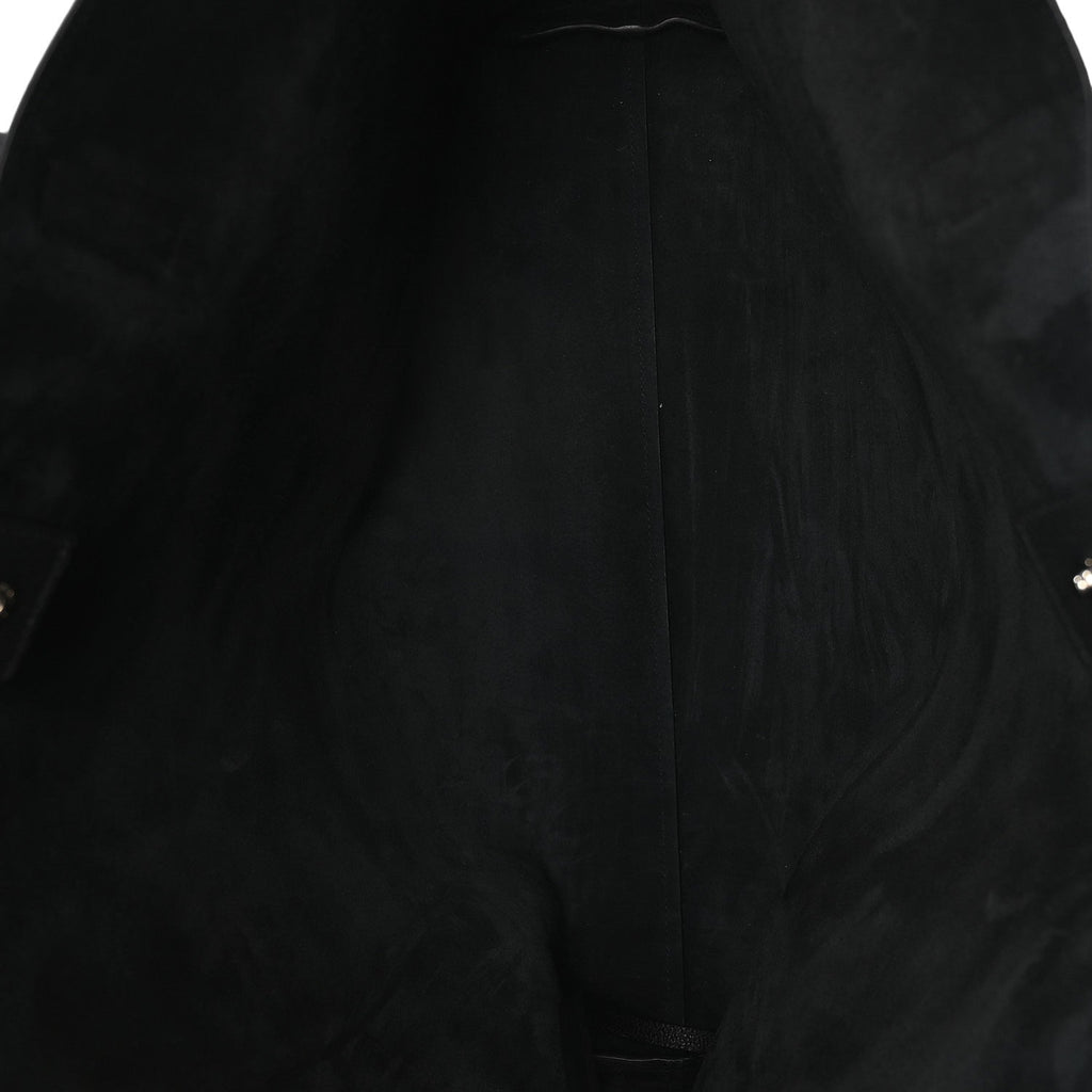 Calfskin Large Shopping Tote Black