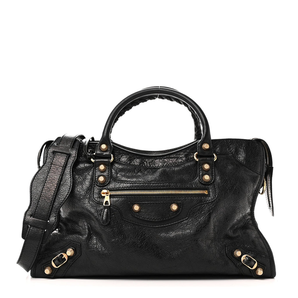 Agneau Giant 12 Gold Hardware City Black