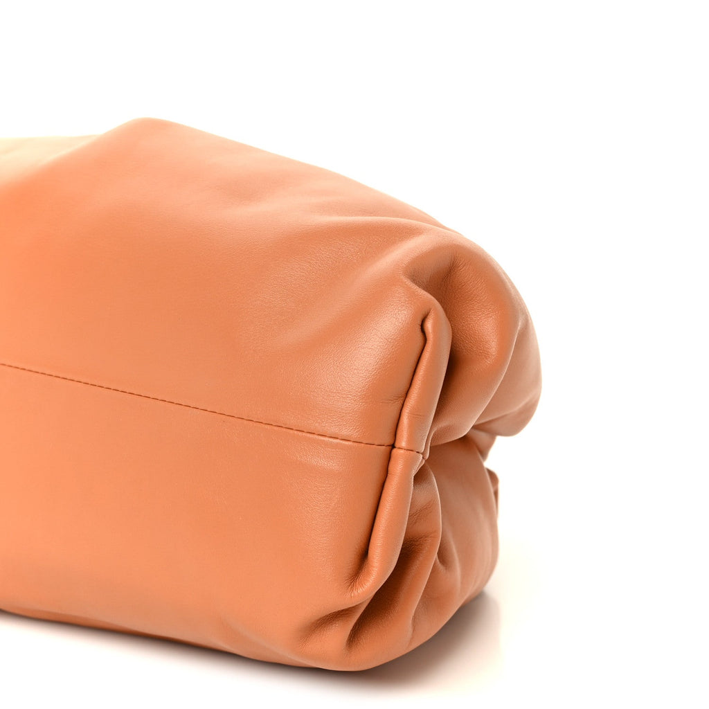 Smooth Butter Calf The Pouch Oversized Clutch Clay
