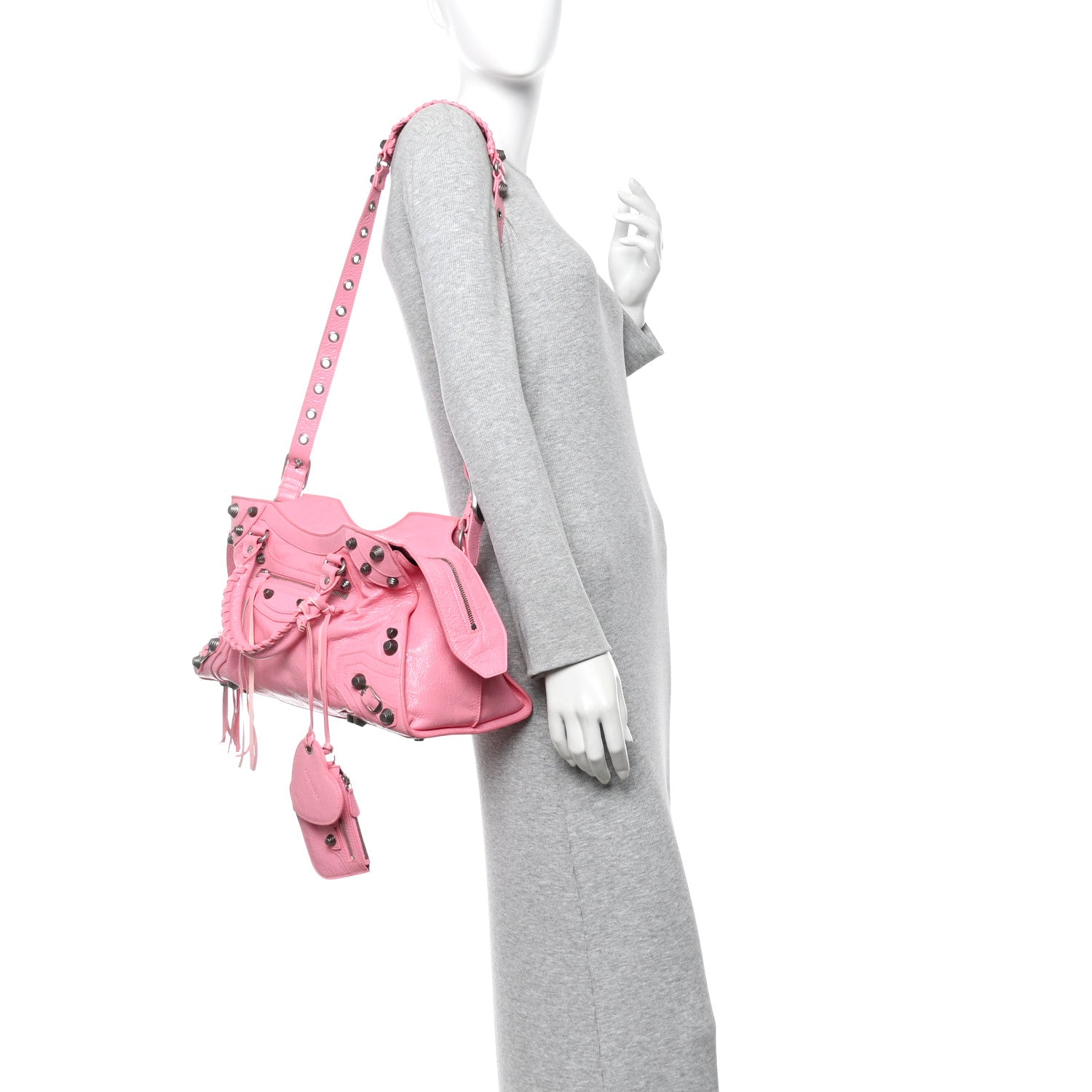 Agneau Arena Neo Cagole City Handbag Sweet Pink