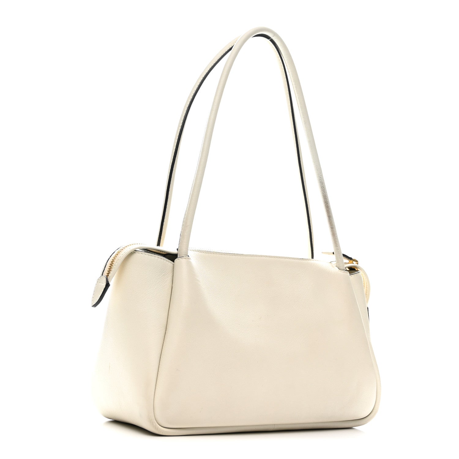 Soft Calfskin Medium Darling Shoulder Bag White