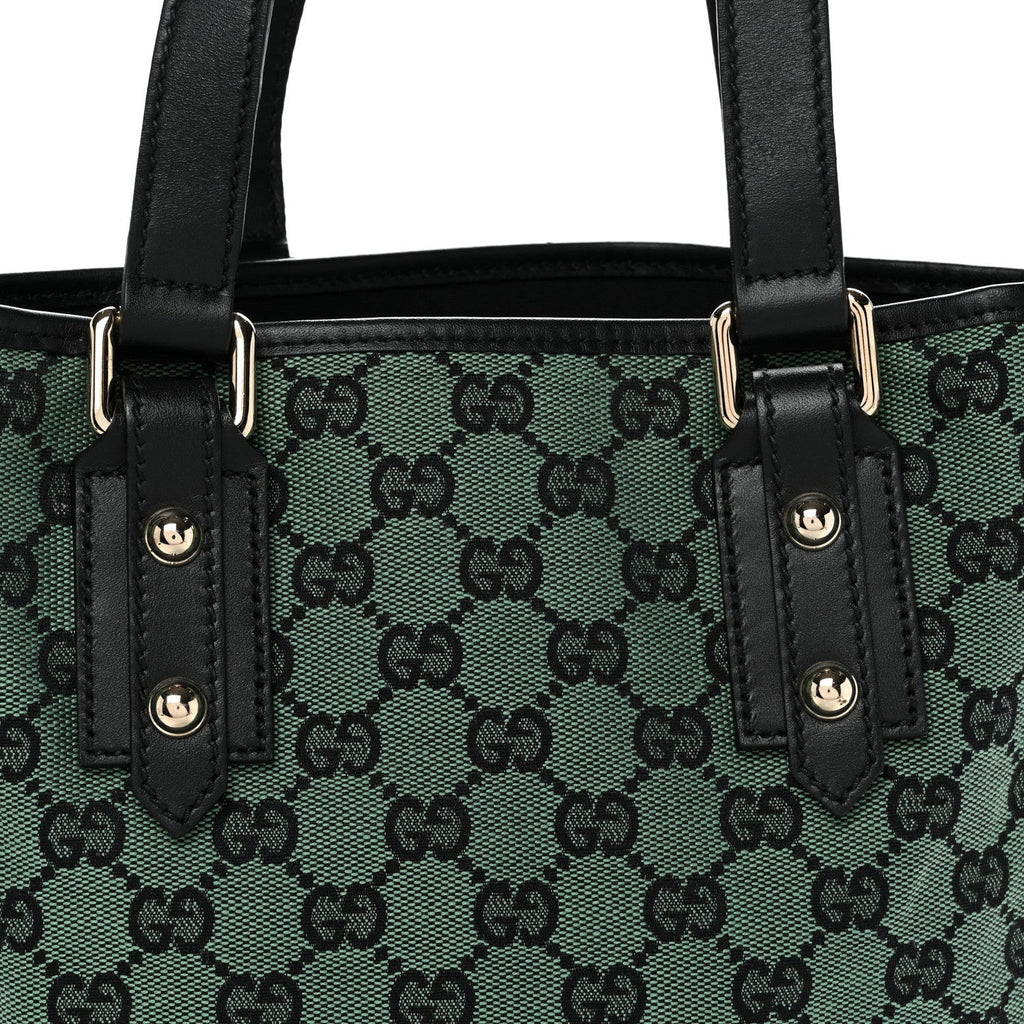 Monogram Tote Bag Green