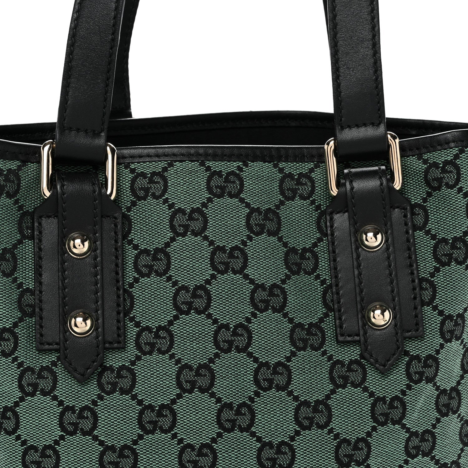 Monogram Tote Bag Green