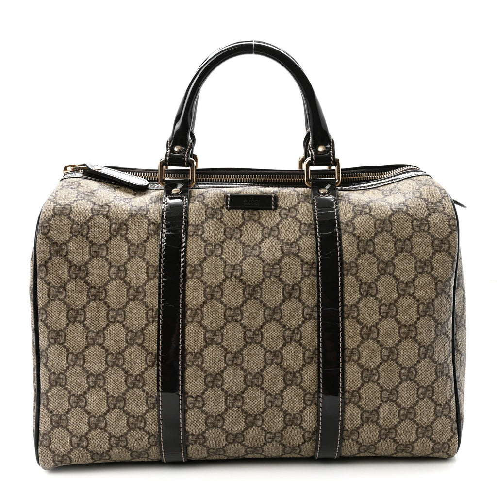 GG Plus Monogram Medium Joy Boston Dark Brown