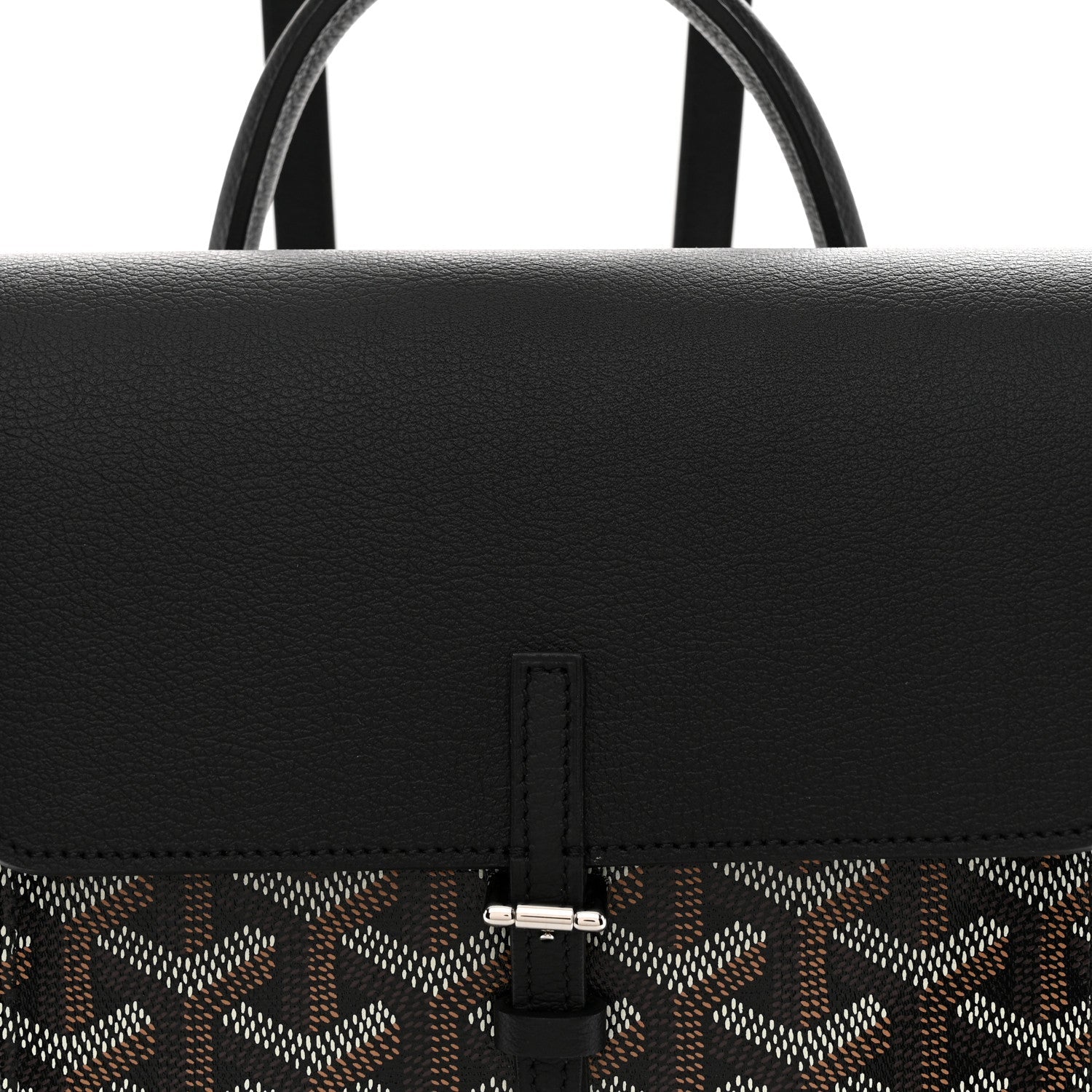 Goyardine Calfskin Mini Alpin Backpack Black