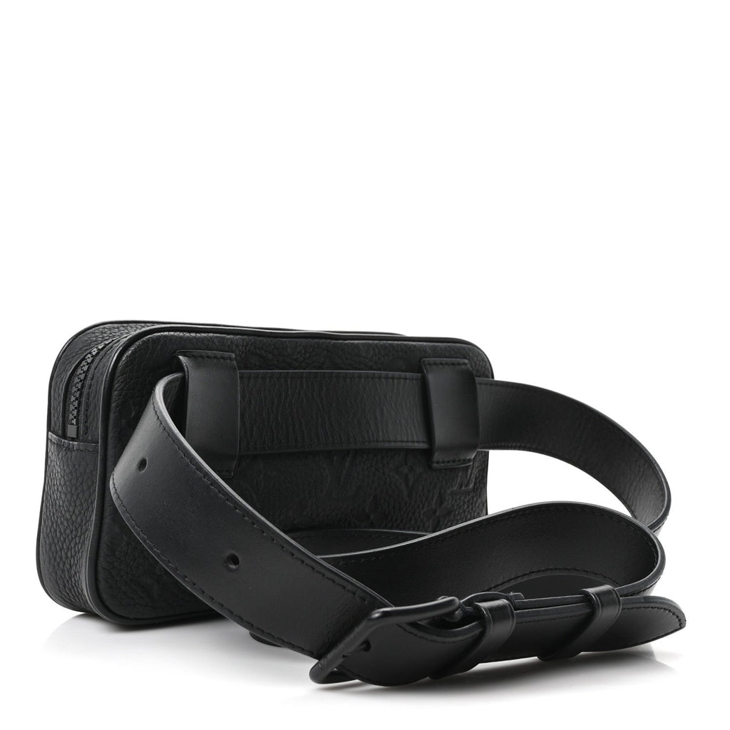 Taurillon Monogram Uniformes Solar Ray Soft Pochette Volga Belt Bag Black
