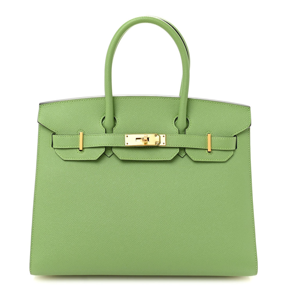 Epsom Sellier Birkin 30 Vert Criquet