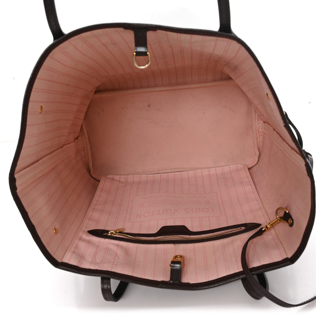 Damier Ebene Neo Neverfull MM Rose Ballerine Rose Ballerine