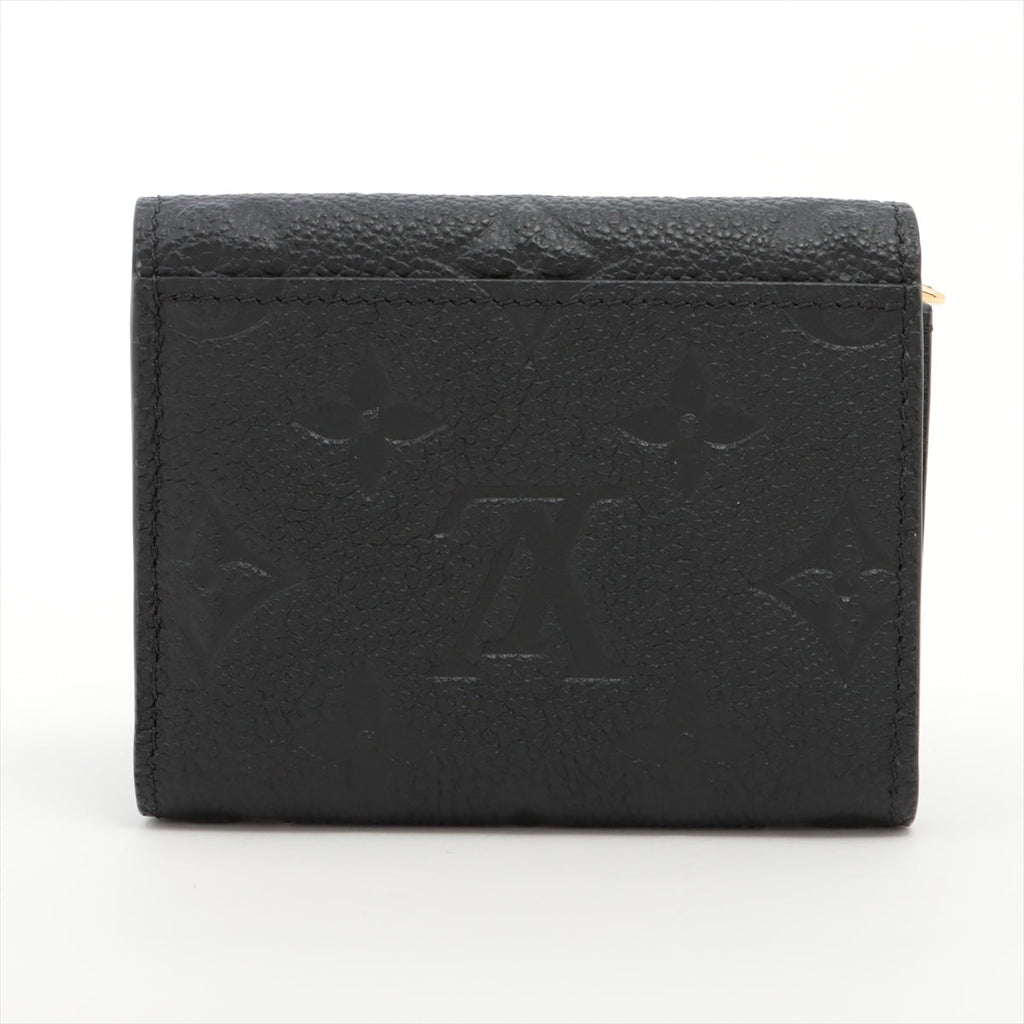 Louis Vuitton Noir Monogram Empreinte Leather Zoe Wallet [Clearance Sale]