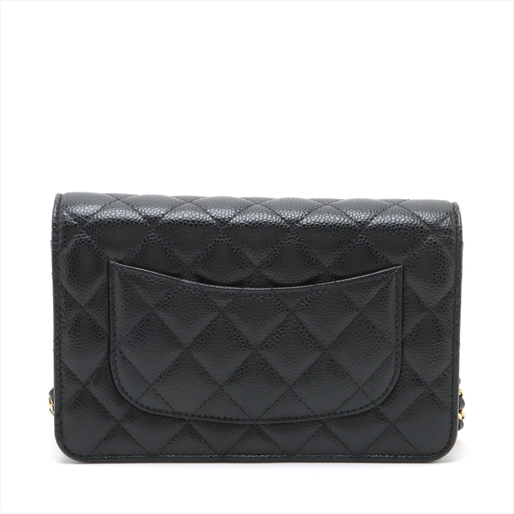 Chanel Classic Caviar Calfskin Wallet On Chain [Clearance Sale]