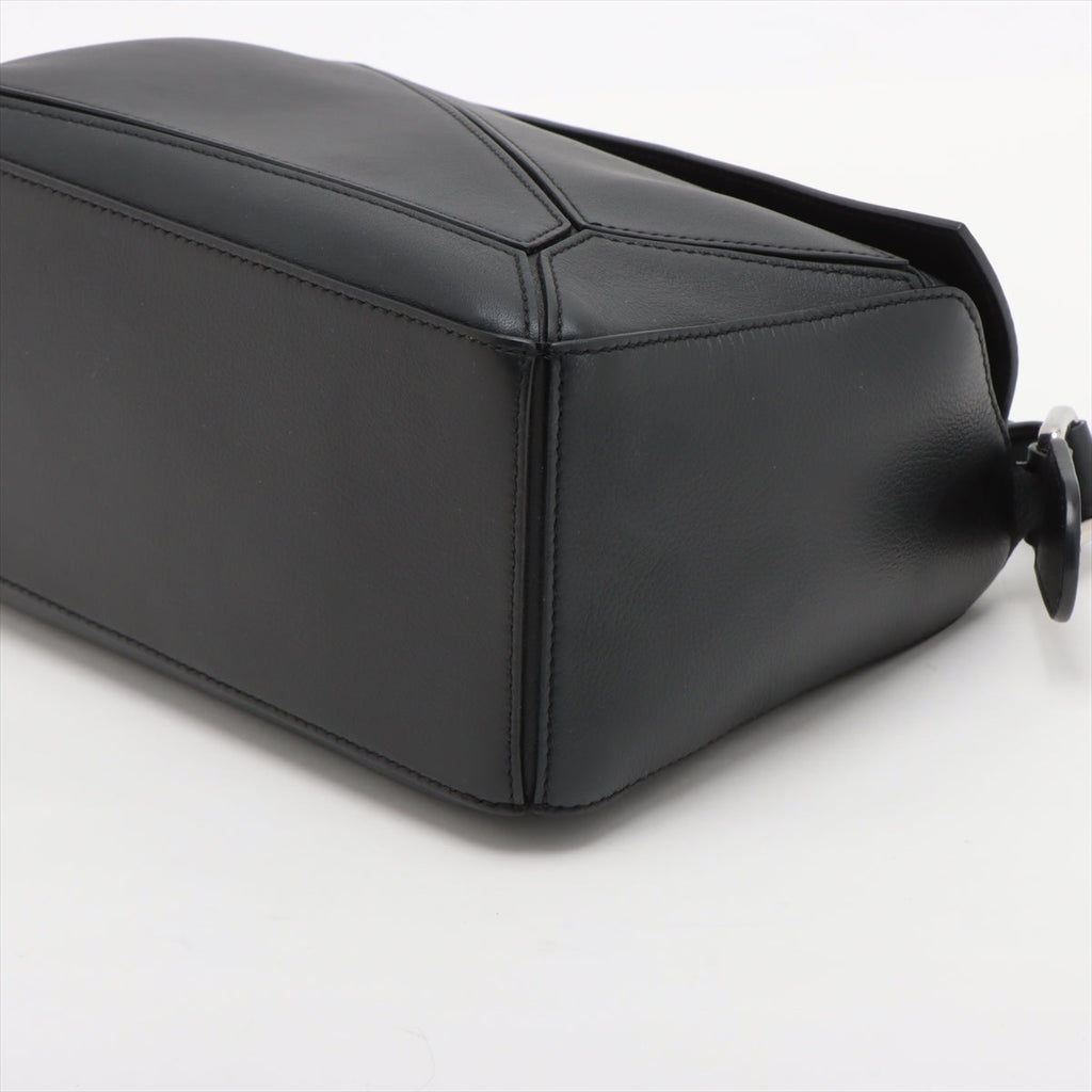 Loewe Black Leather Small Puzzle Bag [Clearance Sale]