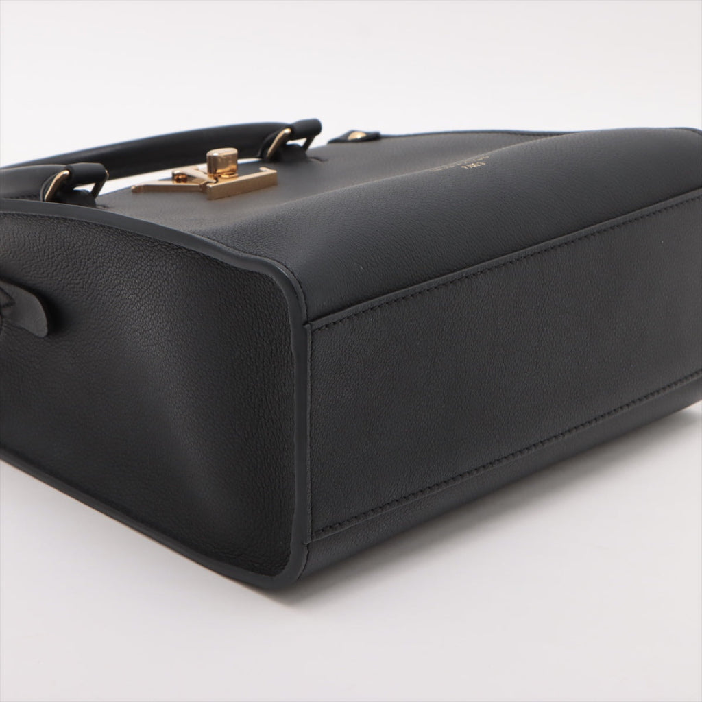 Louis Vuitton Black Smooth Grained Calfskin Leather Lock & Go [Clearance Sale]