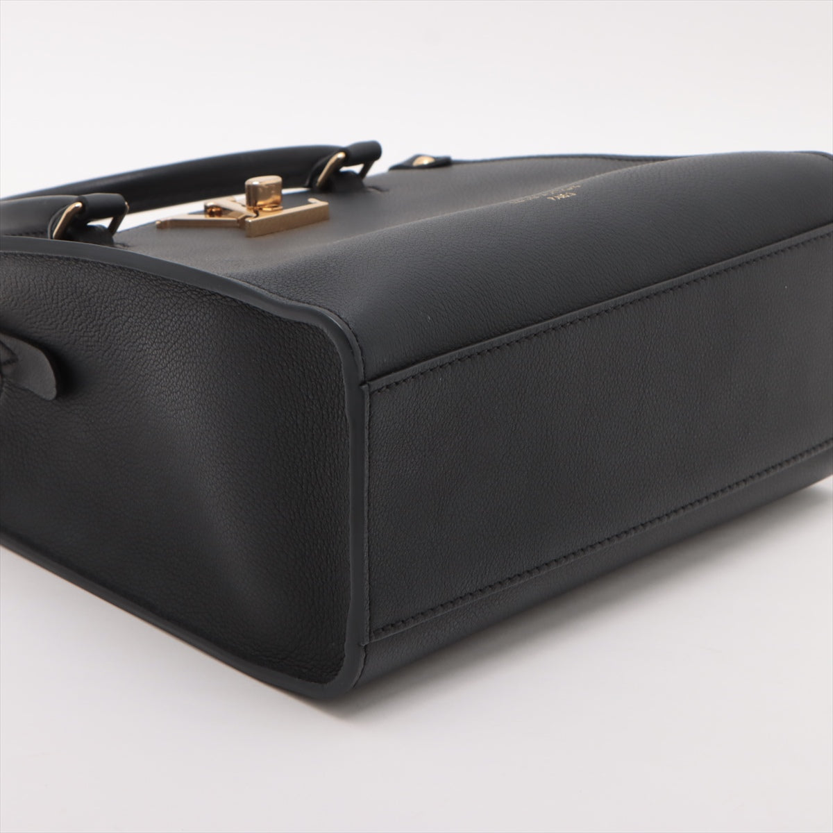 Louis Vuitton Black Smooth Grained Calfskin Leather Lock & Go [Clearance Sale]