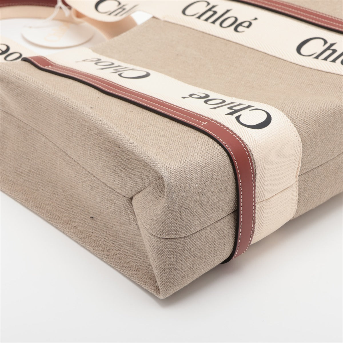 Chloe Brown/ Beige Woody Medium Tote Bag [Clearance Sale]