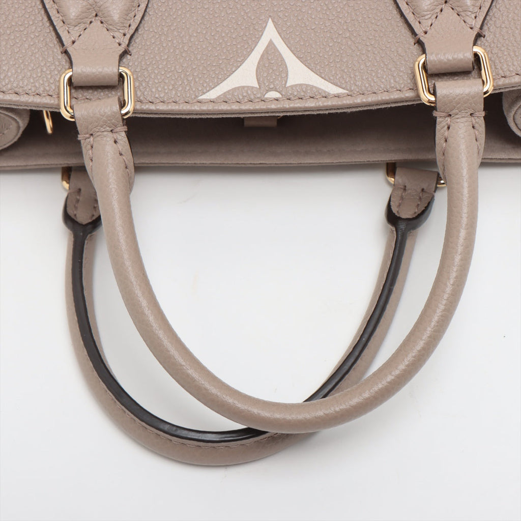 Louis Vuitton Tourterelle Bicolor Monogram Empreinte Leather OnTheGo PM [Clearance Sale]