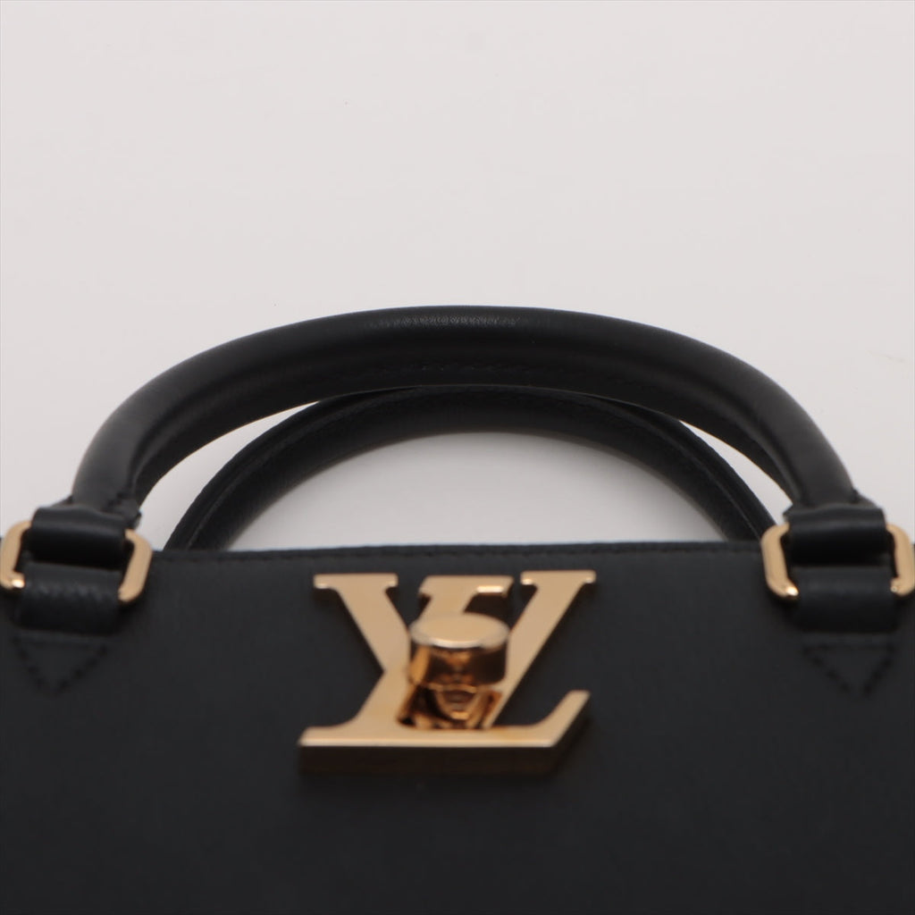 Louis Vuitton Black Smooth Grained Calfskin Leather Lock & Go [Clearance Sale]
