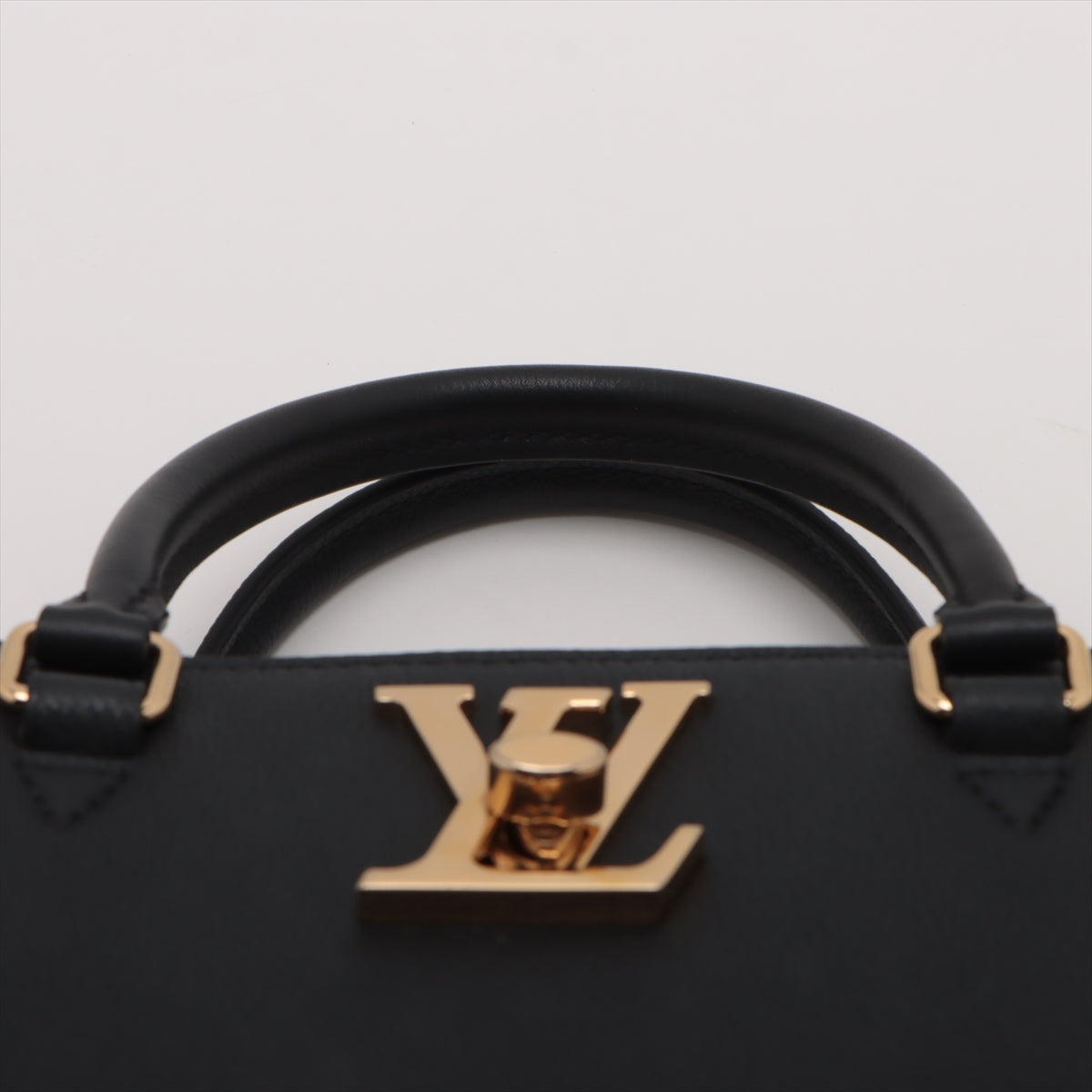 Louis Vuitton Black Smooth Grained Calfskin Leather Lock & Go [Clearance Sale]