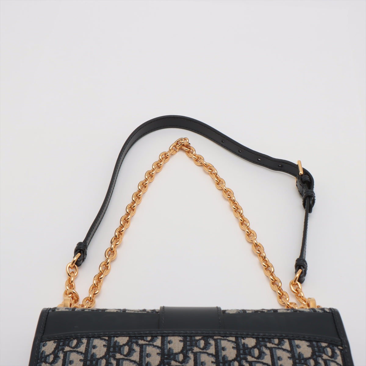 Christian Dior Blue Dior Oblique Jacquard 30 Montaigne Bag [Clearance Sale]