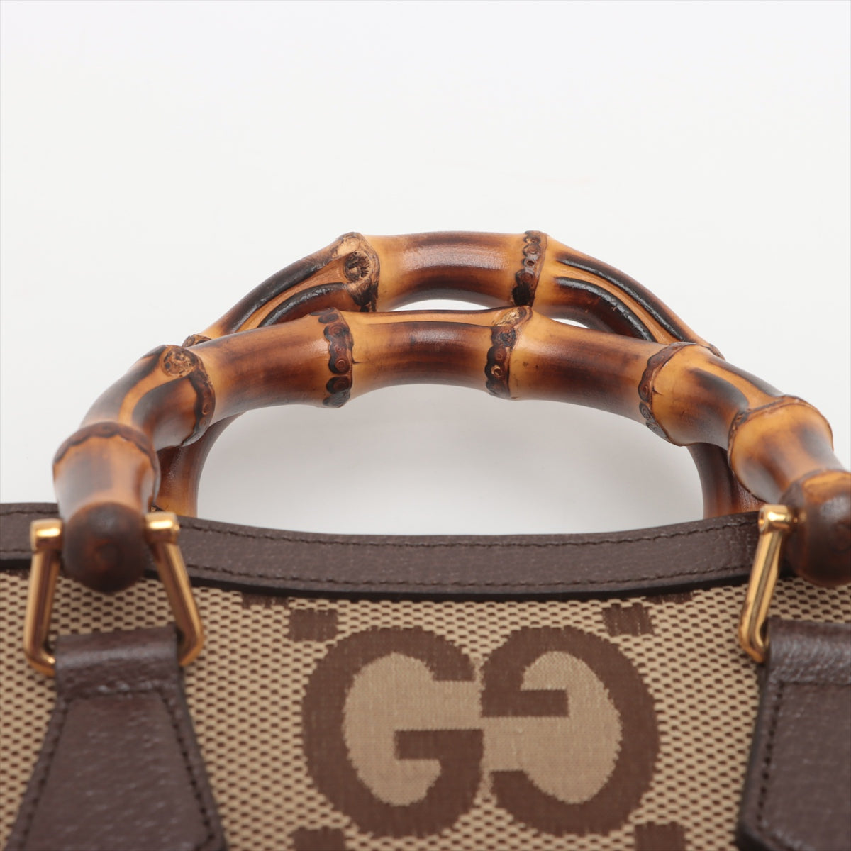 Gucci Brown Jumbo GG Diana Mini Tote Bag [Clearance Sale]