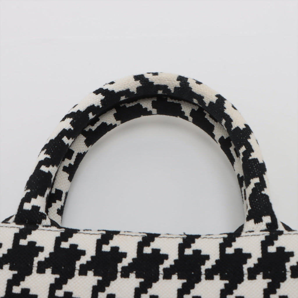 Christian Dior Black X White Canvas Small Book Tote [Clearance Sale]