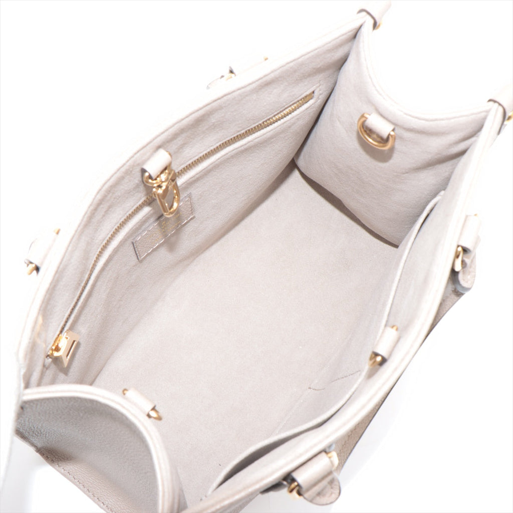 Louis Vuitton Tourterelle Bicolor Monogram Empreinte Leather OnTheGo PM [Clearance Sale]
