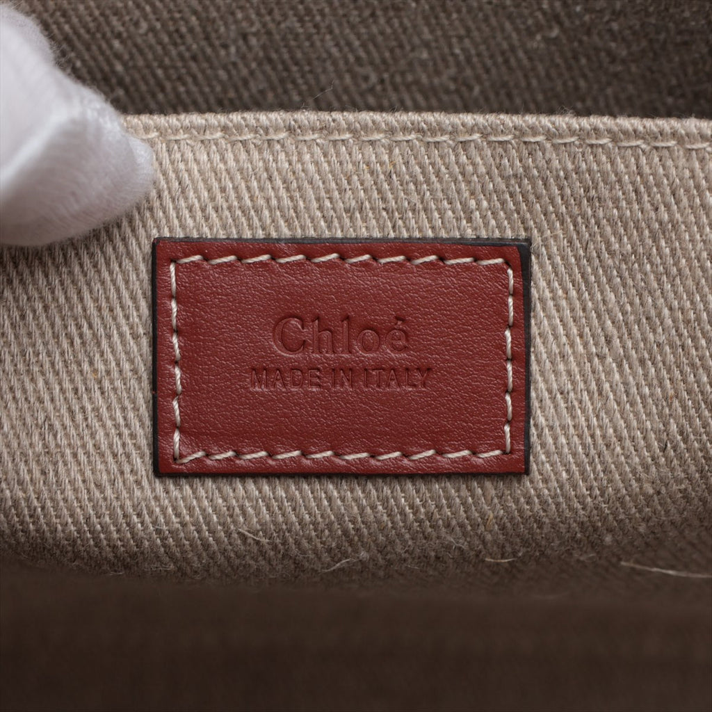 Chloe Brown/ Beige Woody Medium Tote Bag [Clearance Sale]