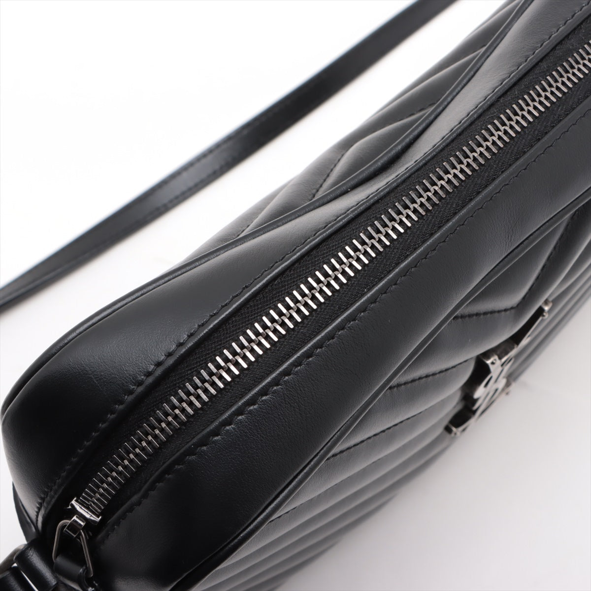 Saint Laurent Black Leather Lou Camera Bag [Clearance Sale]
