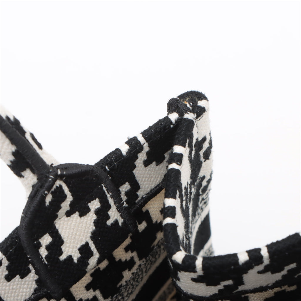 Christian Dior Black X White Canvas Small Book Tote [Clearance Sale]