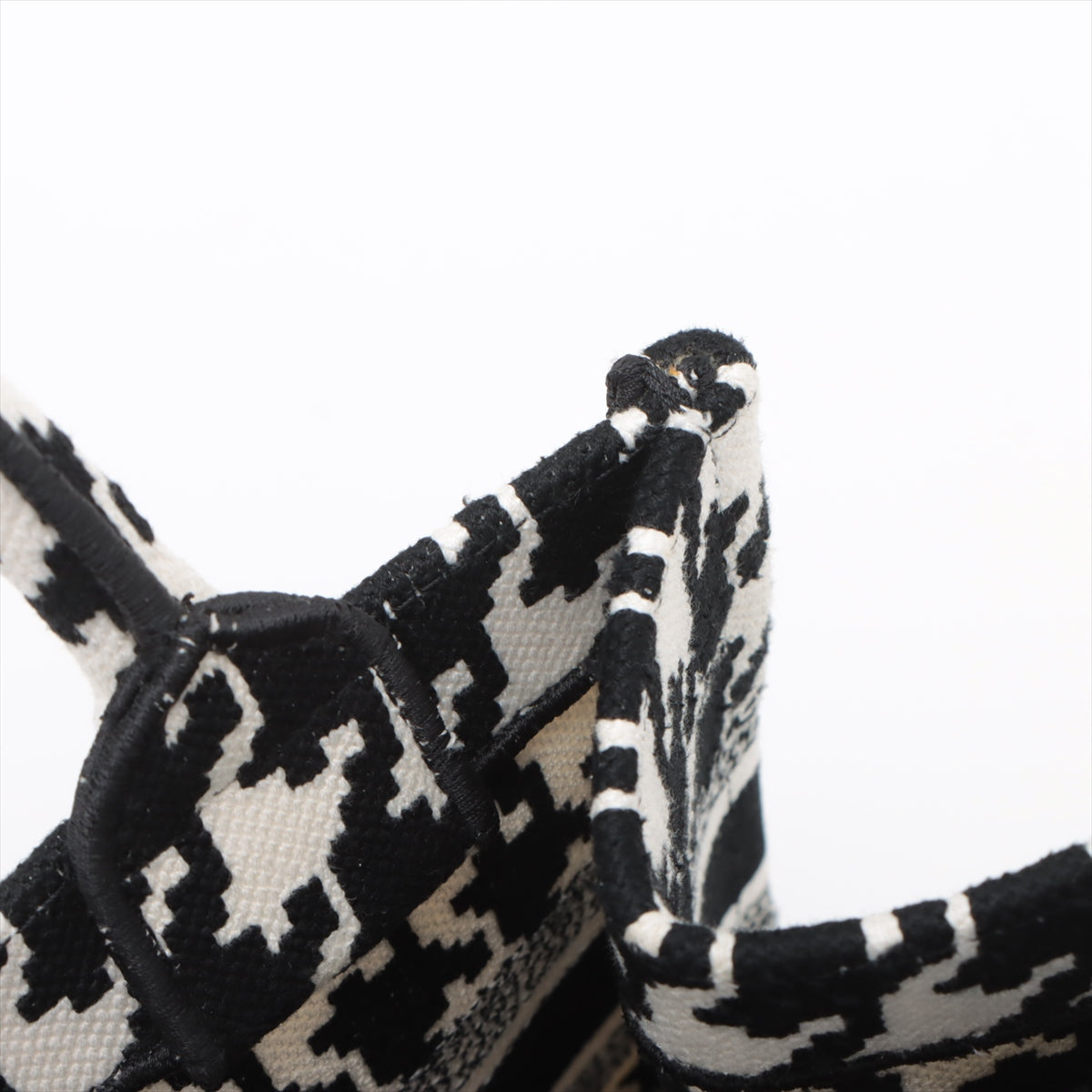 Christian Dior Black X White Canvas Small Book Tote [Clearance Sale]